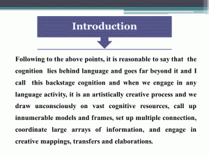 The Cognitive Process in Translation Powerpoint
